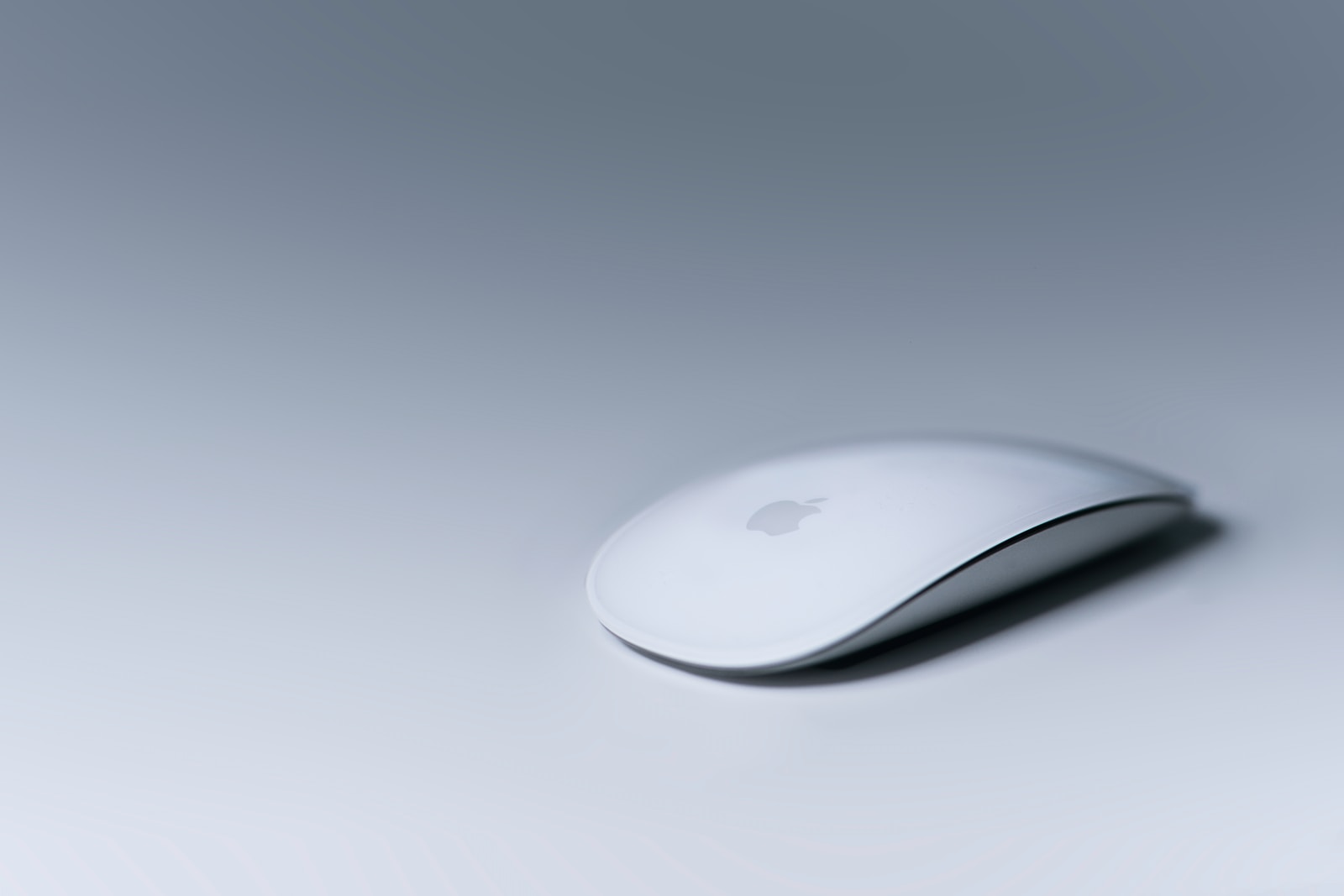 Magic Mouse on white surface